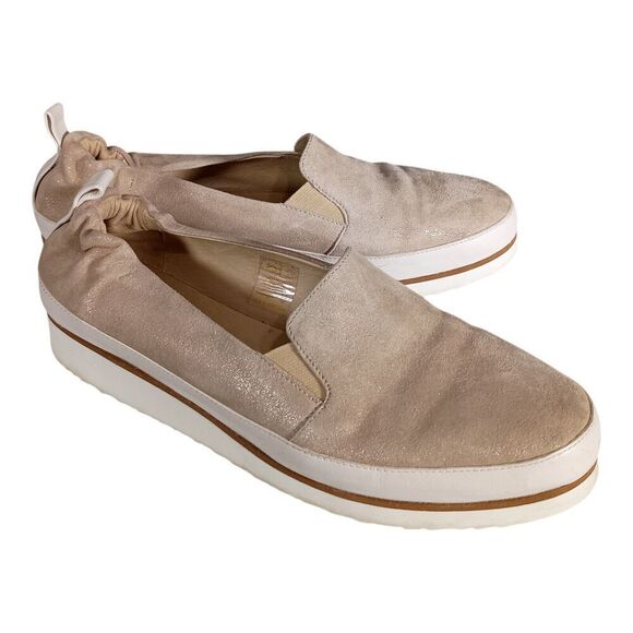 Softwaves Terracare Elyse Slip-On Shoe Loafer Cream Leather Womens 38.5/US 7.5-8 - Picture 3 of 11